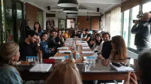 Show TV'nin yeni günlük dizisi Menekşe için okuma provası yapıldı
