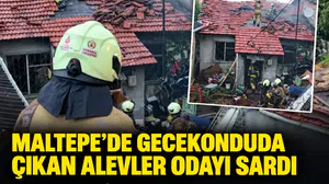 Maltepe'de gecekonduda çıkan alevler odayı sardı: 12 yaşındaki çocuk kurtarılamadı