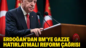 Erdoğan'dan BM'ye Gazze hatırlatmalı reform çağrısı: Güvenlik Konseyi adil olmak zorunda