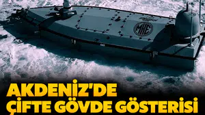 Akdeniz'de çifte gövde gösterisi: TOLGA ve PİRANA’dan kusursuz isabet