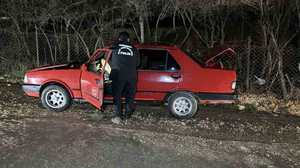 Park halindeki otomobil kundaklandı