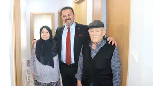 Şehit ailesine anlamlı ziyaret: Devletin şefkat eli Bozüyük’te yanlarında oldu