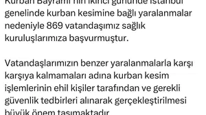 Kurban Bayramı bilançosu ağır oldu: Acemi kasaplar hastanelik etti
