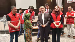 Pakistan’da Kızılay eliyle kardeşlik köprüsü: Bin 400 aileye bayram sofrası