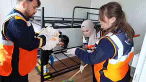 Hortumun yıktığı köylerde sıcak yuva: Afetzedeler konteyner evlere yerleşti