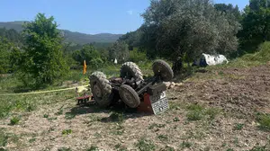 Soma'da acı veda: Tarlasında çalışırken traktörün altında can verdi