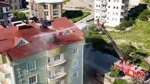 Nevşehir’de korku dolu anlar: Apartman sakinleri kendilerini dışarı attı