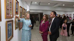 Geleneksel sanatlar Konak Kültürevi’nde hayat buldu: Bir yıllık emeğin meyveleri sergileniyor