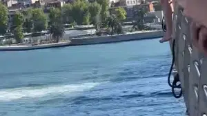 Ölümü hiçe saydılar: Haliç’in sularında yürekleri ağza getiren görüntüler