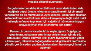 MHP'li Özdemir'den enerji hamlesi: Gabar'da üretim hedefi için kritik uyarı