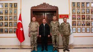Erzincan’da kritik zirve: Askeri komuta kademesinden Vali Aydoğdu’ya ziyaret