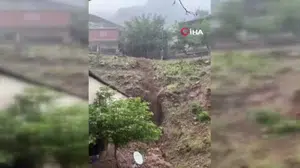 Yahyalı'da sağanak yağış sele neden oldu
