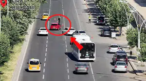 Diyarbakır'da yayalara yol vermeyen araçlara denetim