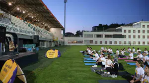 Uluslararası yoga günü dolayısıyla sağlıklı yaşlanma temalı etkinlik düzenlendi
