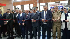 Adliye koridorları sanatla renklendi: Bir yıllık emeğin izleri sergide buluştu