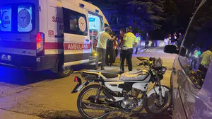 Erzincan’da trafik kabusu: Kırklar Caddesi’nde motosikletli iki kişi hastanelik oldu