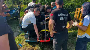 Düzce’de traktör kazası: Ekipler yaralıya ulaşmak için seferber oldu