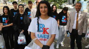 Diyarbakır'da öğrenciler çevre duyarlılığı ve dayanışma örneği sergiledi