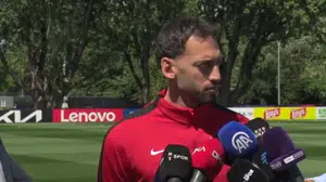 Hakan Çalhanoğlu: 'Zor bir maç olacak, bunun farkındayız'
