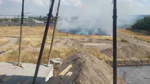 Eskişehir’de YHT hattı yakınında çıkan yangın kontrol altına alındı
