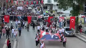 Amasya'da F-16'ların nefes kesen gösteri uçuşu