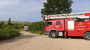 İnegöl'de yürekleri ağza getiren olay: Beton bloğa tutunarak hayata tutundu