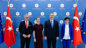 Bakan Fidan, ab heyeti ile önemli bir toplantı gerçekleştirdi