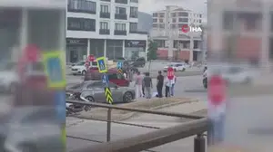 Samsun'da motosiklet kazası: dengesini kaybeden sürücü hastaneye kaldırıldı