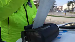 Kırıkkale'de dron destekli denetimle motosiklet sürücülerine 60 bin lira ceza
