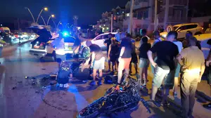 Datça'da otomobil ve motosiklet çarpıştı: 1 ağır yaralı