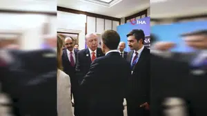 Cumhurbaşkanı Erdoğan, NATO Zirvesi'nde Macron'a Fransa'ya selam yolladı