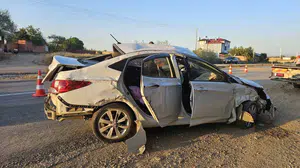 Kastamonu'da otomobil kazası: 2 yaralı