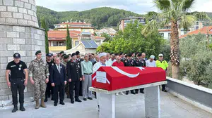 Muğla'da gazi celalettin emre askeri törenle uğurlandı