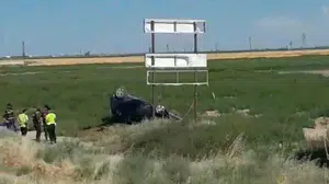 Karapınar'da otomobil takla attı, bir kişi yaralandı