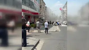 Lüleburgaz'da seyir halindeki lüks otomobilde yangın çıktı