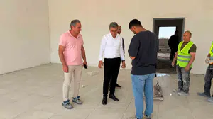 Ağrı Milli Eğitim Müdürü Çakan, eğitim yatırımlarını takip ediyor