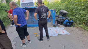 Ordu'da patpat devrildi, küçük kız hayatını kaybetti, ağabeyi yaralandı