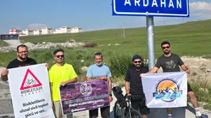 Elazığlı bisikletçiler Ardahan Bisiklet Festivali'nde yer aldı