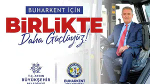 Aydın Büyükşehir belediyesi, Buharkent'e yeni iş makineleri tahsis etti