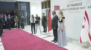 KKTC’de barış ve özgürlük bayramı etkinlikleri kapsamında resepsiyon düzenlendi