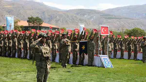Erzincan'daki bedelli askerlik töreninde Mehmetçikler yemin etti