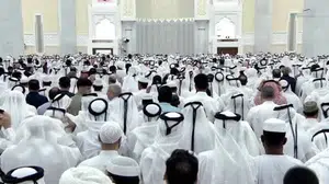 Eski Katar Emiri Şeyh Hamad bin Khalifa Al Thani için cenaze namazı gerçekleştirildi