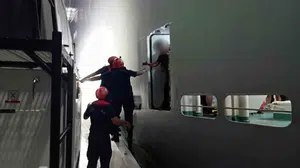 Bodrum'da araştırma gemisinde yaralanan vatandaşa tıbbi tahliye yapıldı