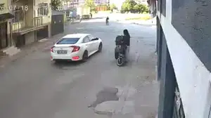 Eskişehir'de motosiklet bisikletli çocuğa çarptı