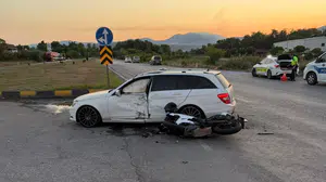 Zonguldak’ta trafik kazasında motosiklet sürücüsü yaşamını yitirdi