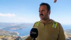 Marmaris'teki orman gözetleme kuleleri, yangınlara karşı 7/24 hizmet veriyor