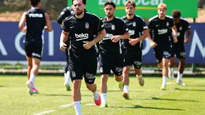 Beşiktaş, midtjylland maçı öncesi antrenmanlarını sürdürüyor
