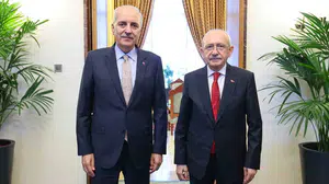 TBMM başkanı kurtulmuş, chp lideri kılıçdaroğlu ile kapalı kapılar ardında görüştü