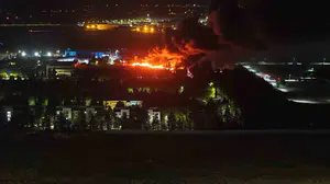 Eskişehir'deki TEI tesislerinde yangın kontrol altına alındı, soğutma çalışmaları sürüyor