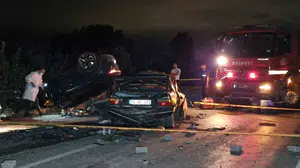 Karaman'da feci kaza: 1 ölü, 1 yaralı